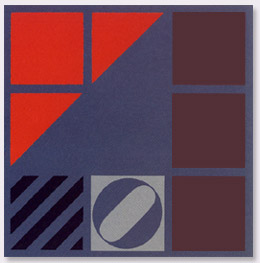 Ermanno Leinardi 1992 - luce di tramontana - serigrafia